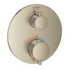 Grohe Dual Function 2-Handle Thermostatic Valve Trim, Gray 24133A00